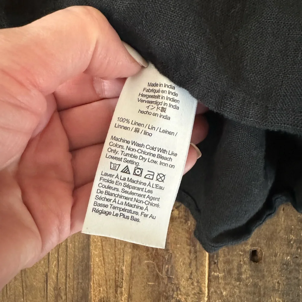 J.Crew Cutout linen tank top